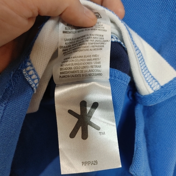 San Diego LA Chargers Football Rugby Style Klew NFL Blue Golf Polo Shirt Large L - Picture 8 of 9